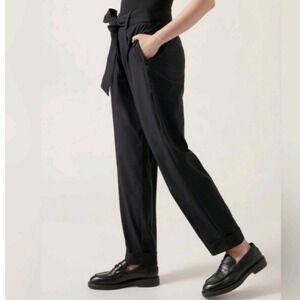 ATHLETA‎ Bcalck Cardiff Plats Pull on Causal Size 4